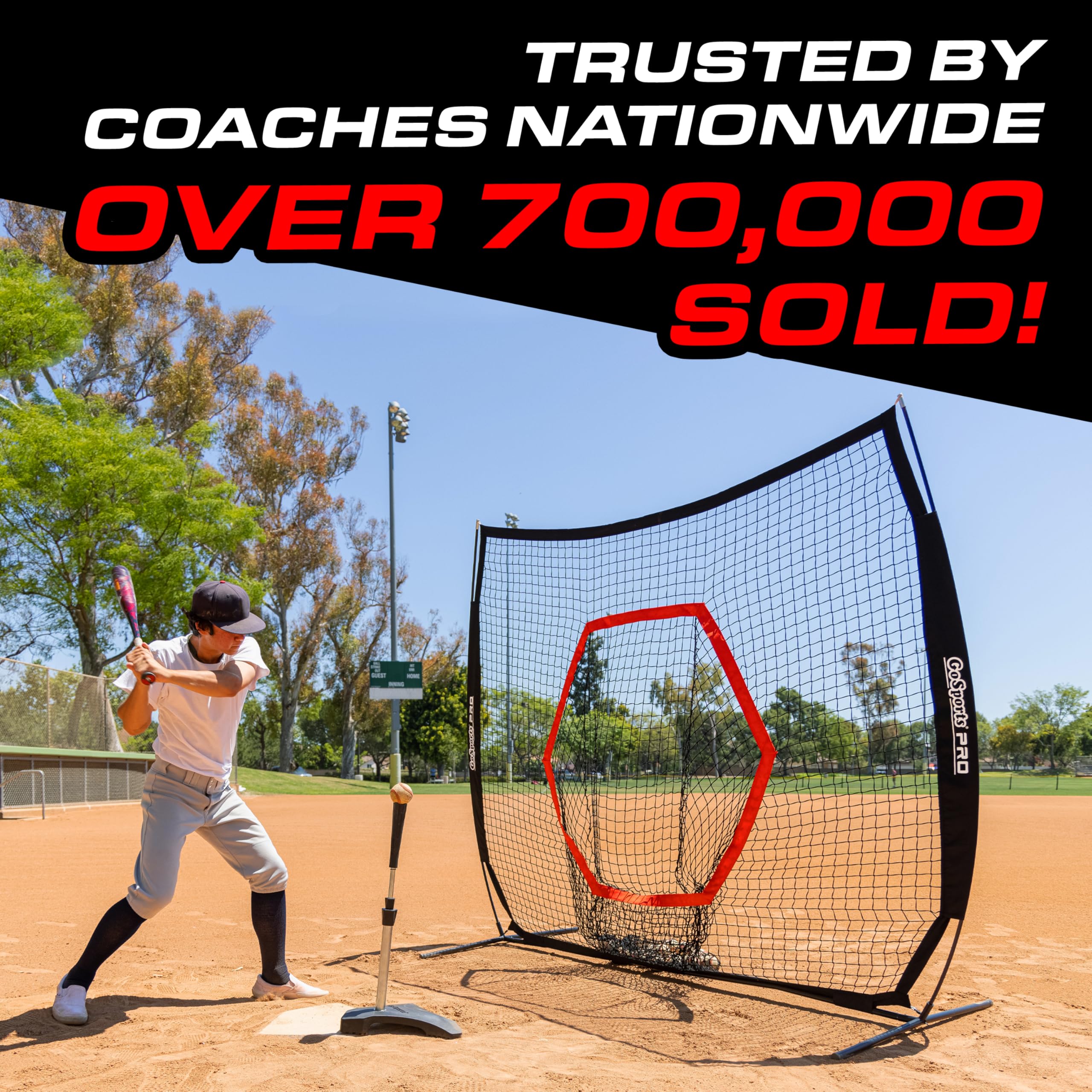 Snapklik.com : GoSports 7 Ft X 7 Ft Baseball & Softball Practice ...