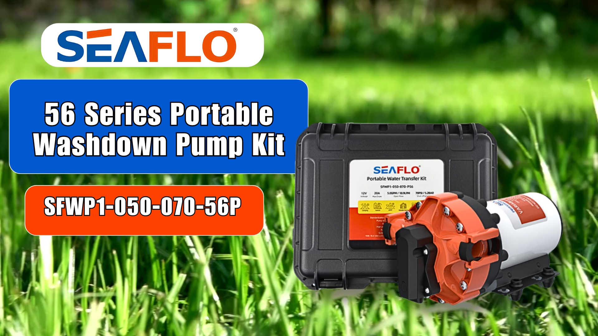 Amazon.com : SEAFLO 56 Series Portable Washdown Pump Kit - 12V