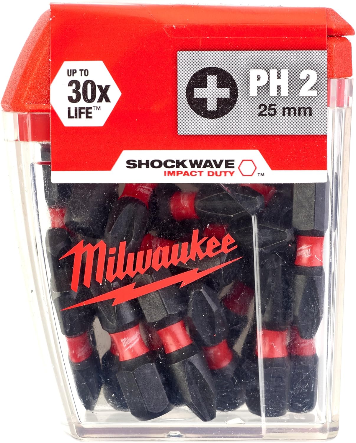 Milwaukee 4932472036 2 Pack Wear Guard Tip 25mm PH2 Philips Head