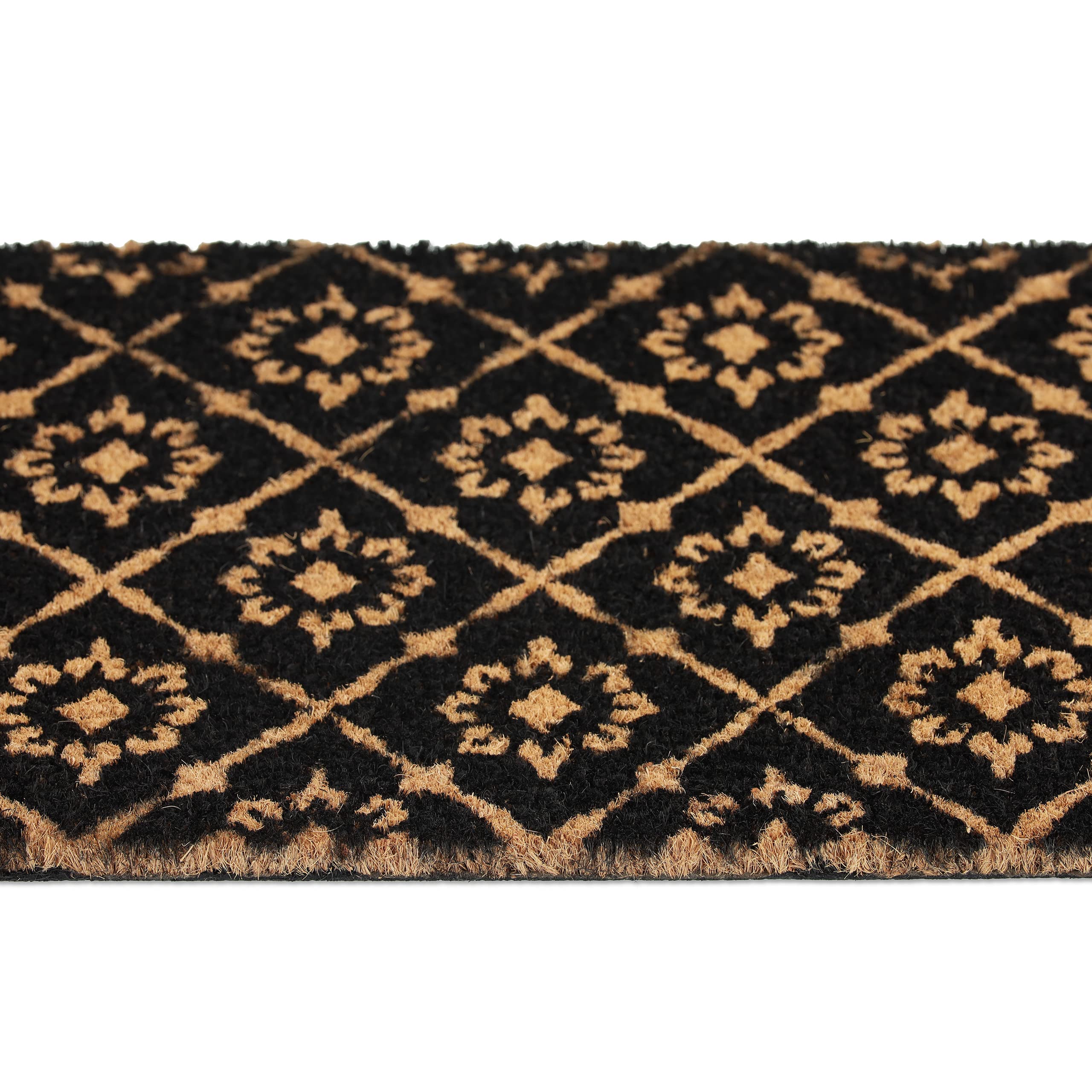 Voordeur Mat Relaxdays Deurmat Van Kokos, 40x60 Cm - Stijlvol En Antislip Voor Binnen én Buiten! Kokosmat Natuurlijk Zwart