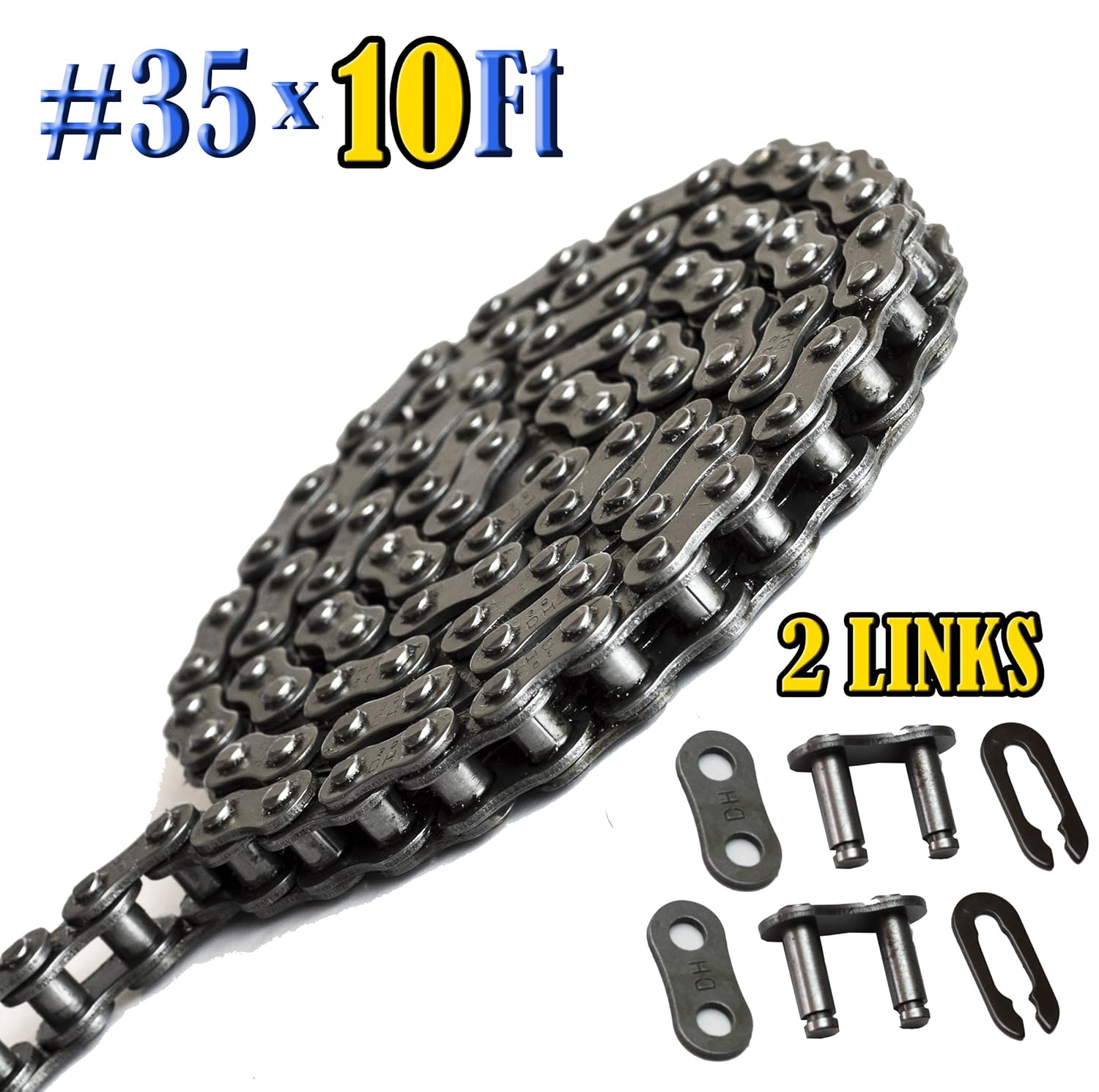 70% оƒƒ Evеrуthіng Jeremywell 35 Roller Chain 10 Feet with 2 Connecting Links for Go Karts, Mini Bikes, Scooters, ATV, MTV, Dirt Bike and Other Industrial Machinery Flаѕh Sаlе Jeremywell 35 Roller Chain 10 Feet with 2 Connecting Links for Go Karts, Mini Bikes, Scooters, ATV, MTV, Dirt Bike and Other Industrial Machinery