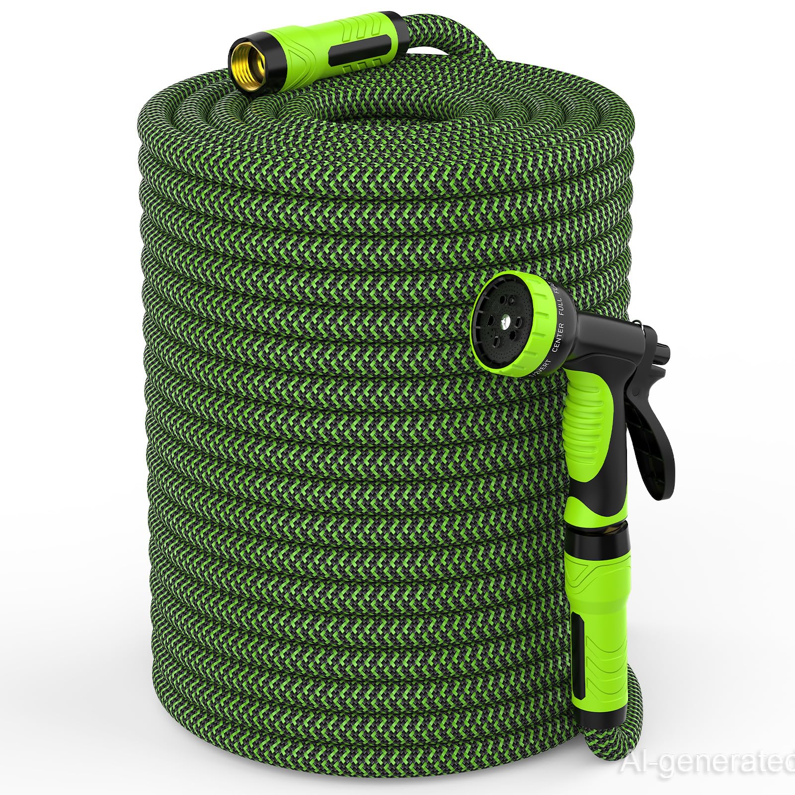 HEYRSUN Non-Expandable Garden Hose 150 ft