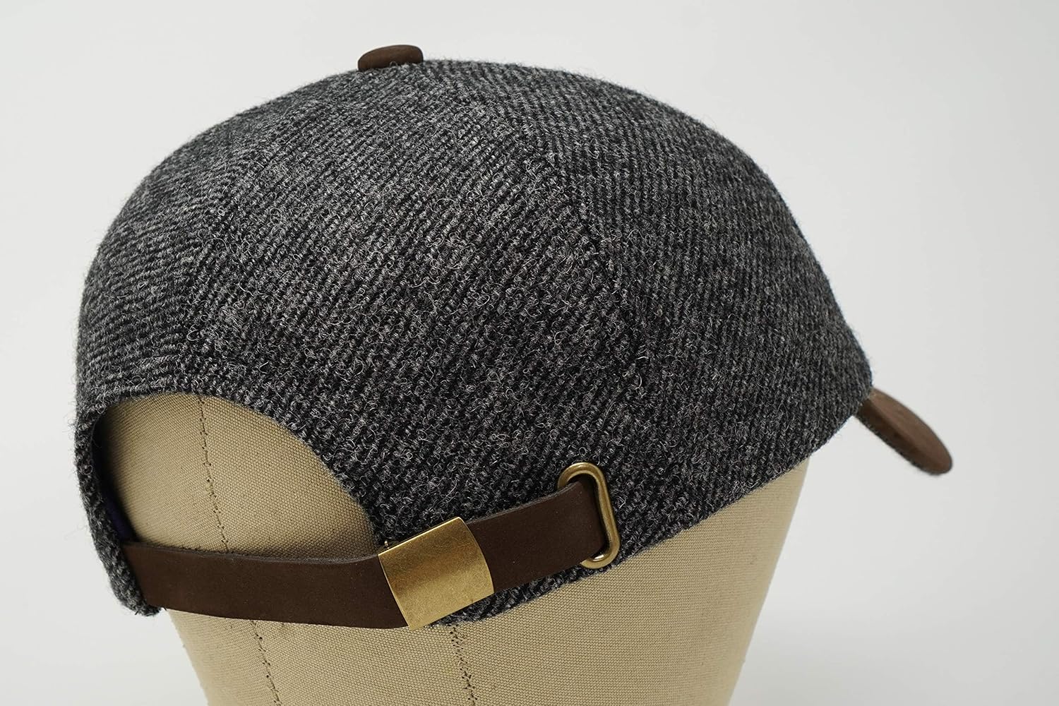 The Sligo - Baseball Cap - 100% Wool - Irish Tweed - Nubuck Peak