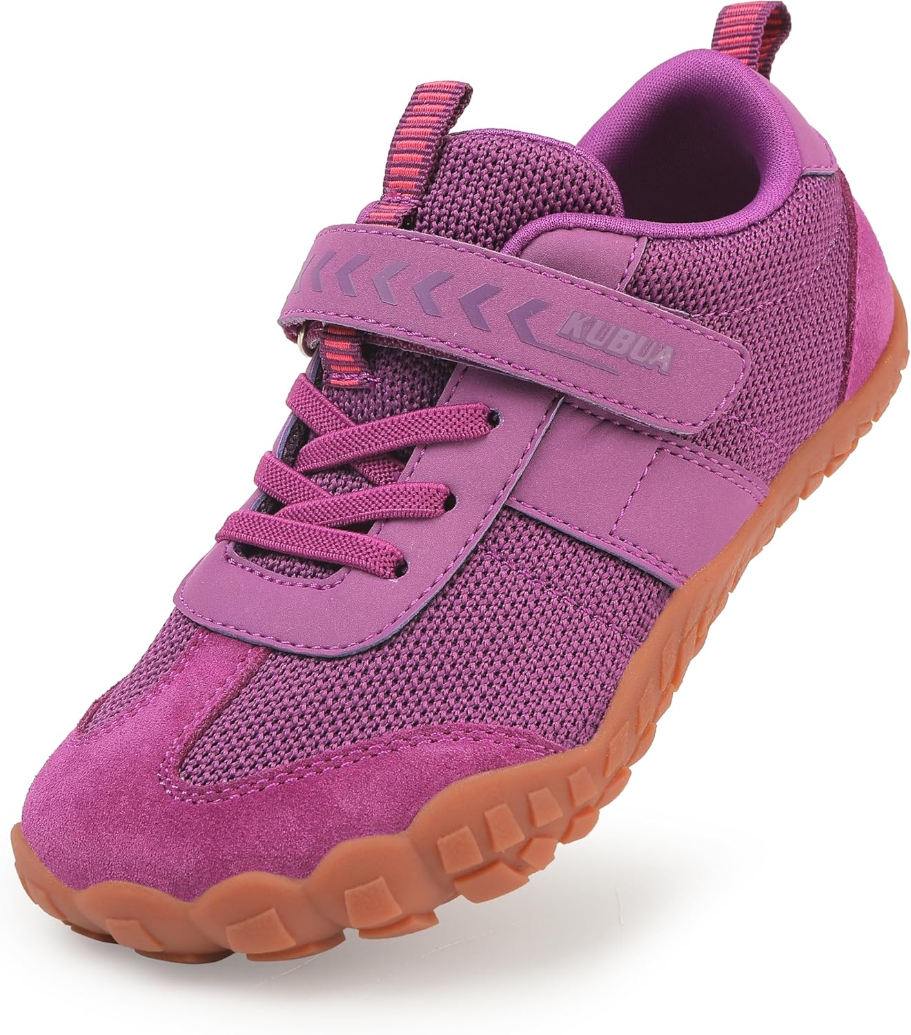 KUBUA Boys Girls Sneakers Kids Barefoot Shoes Comfort Anti-Slip Walking Shoes for Indoor Outdoor Toddler Little Big Kid