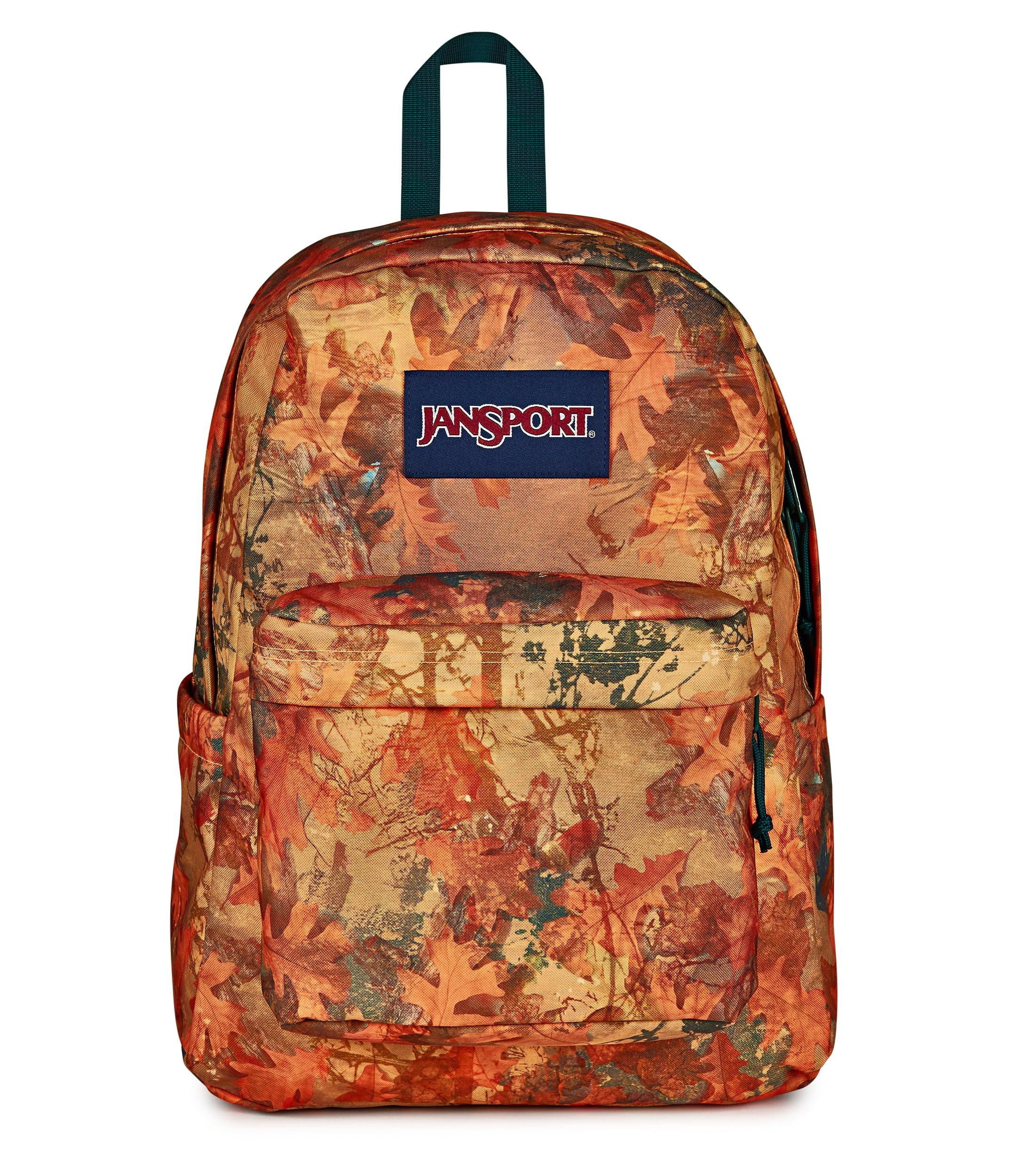 JanSport SuperBreak Plus Backpack Bogcore Camo Orange