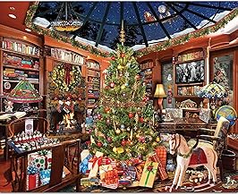 White Mountain Seek & Find Christmas Puzzles 1000 Pieces Jigsaw Puzzles for Adults and Family