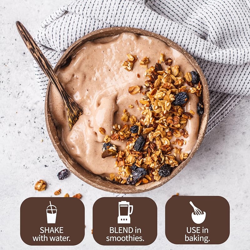 Garden of Life Raw Organic Meal Protein Powder, Chocolate, 28 Servings | Raw Organic, with Plant Based Pea Protein, Sprouts, Greens, Probiotics, Dairy Free 28 Servings image 6