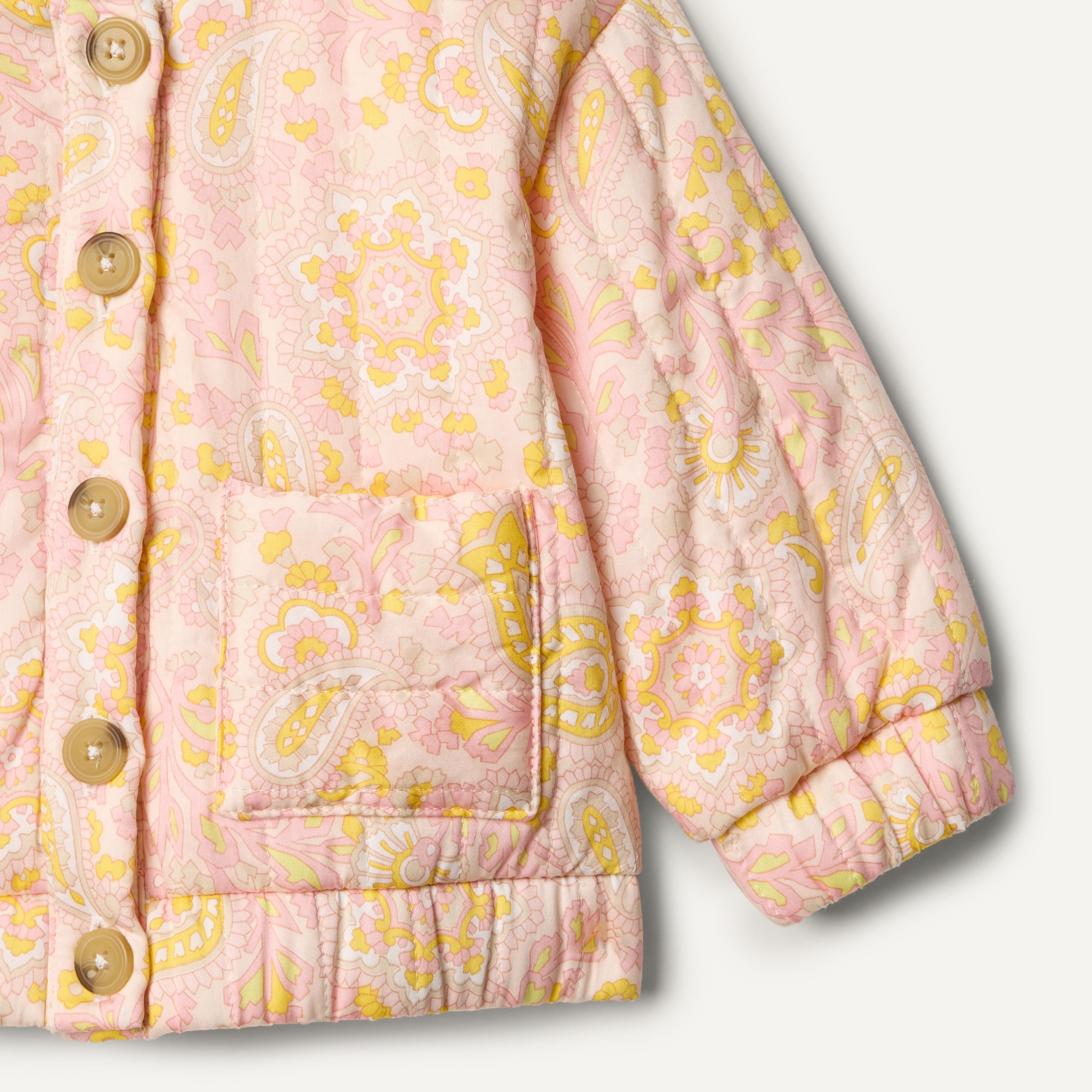 Amazon Essentials x Sofia Grainge Veste Imprimée Légère en Satin de Coton Bébé fille