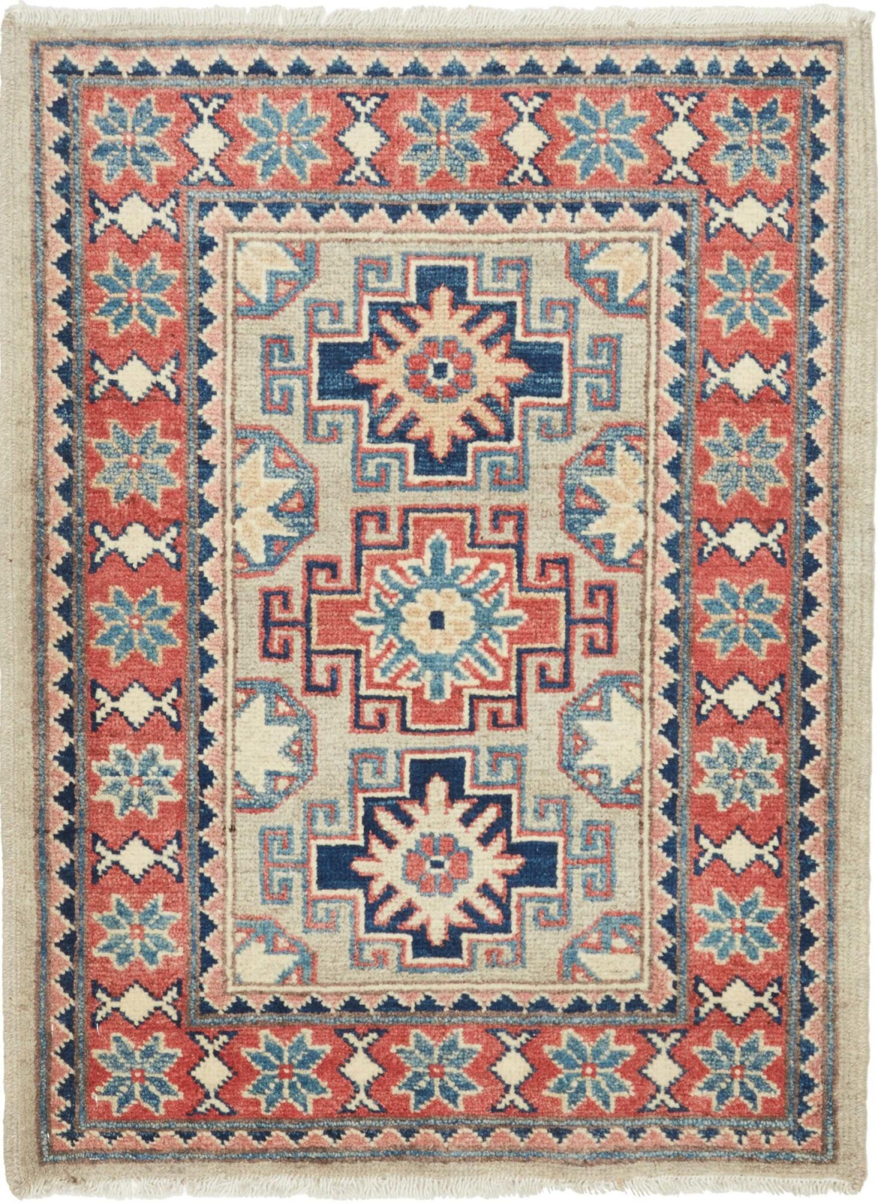 Tapis Kazak en laine résistant pour protéger vos parquets des passages