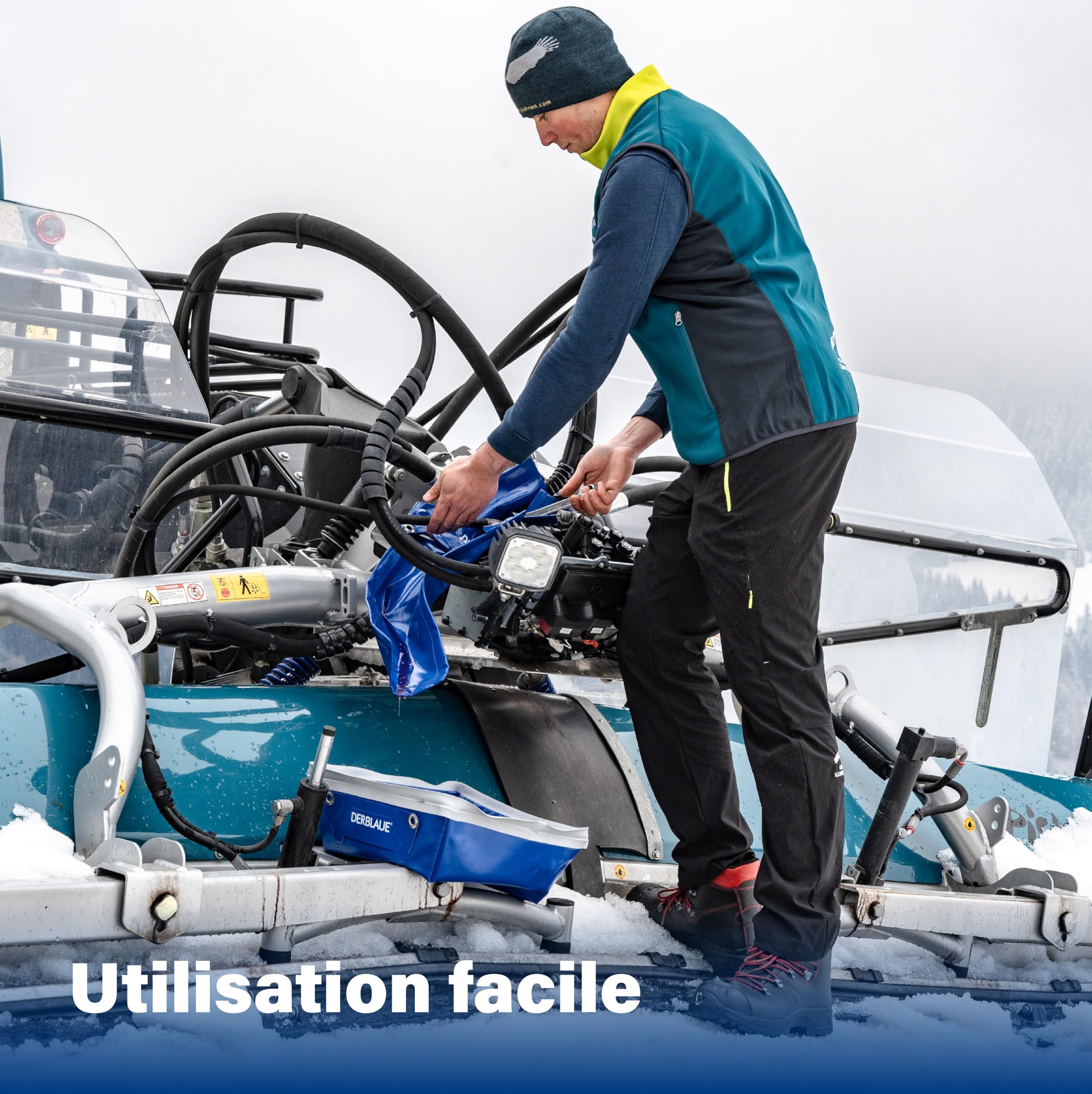 DERBLAUE® Kit de Service – Systèmes de récupération de liquides hautement flexibles – pour la récupération et le pompage des liquides dans les domaines de la construction