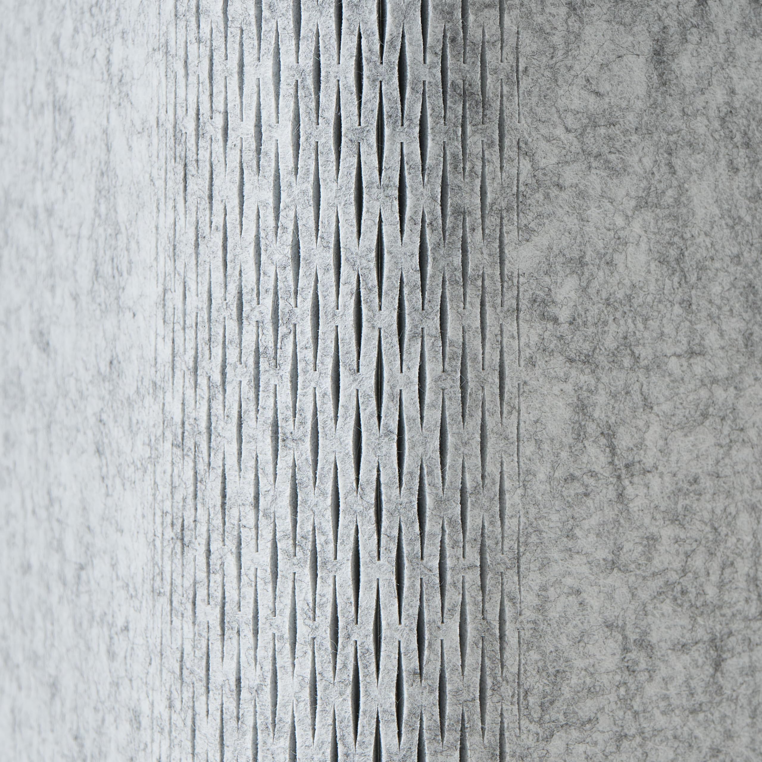 Beliani Schreibtisch Trennwand L-Form Filz Akustik Polster hellgrau 120 x 60 x 50 cm zum Klemmen Foldy
