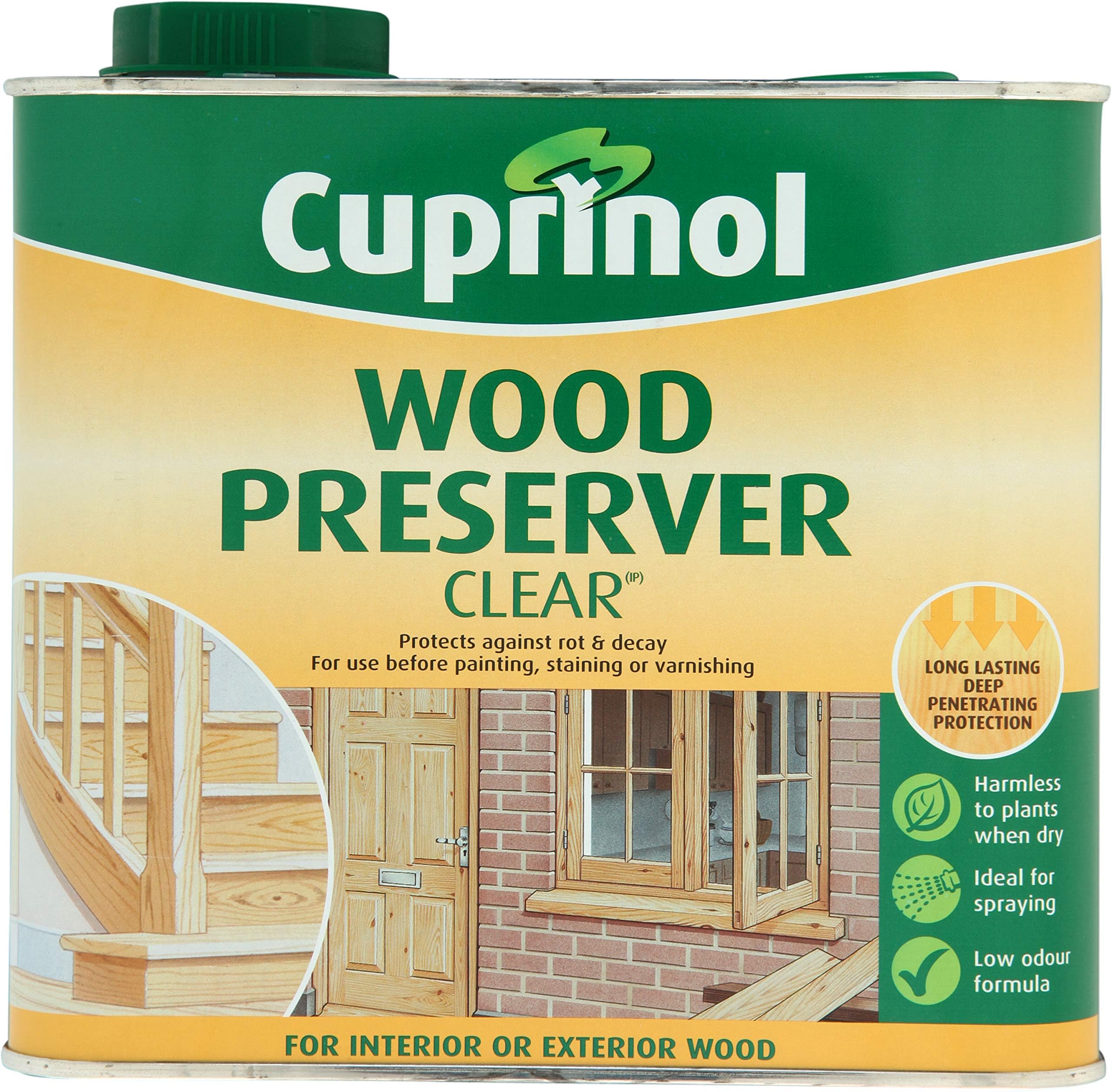 CUPRNOL 5083487 Wood Preserver Clear (Bp) Exterior Woodcare