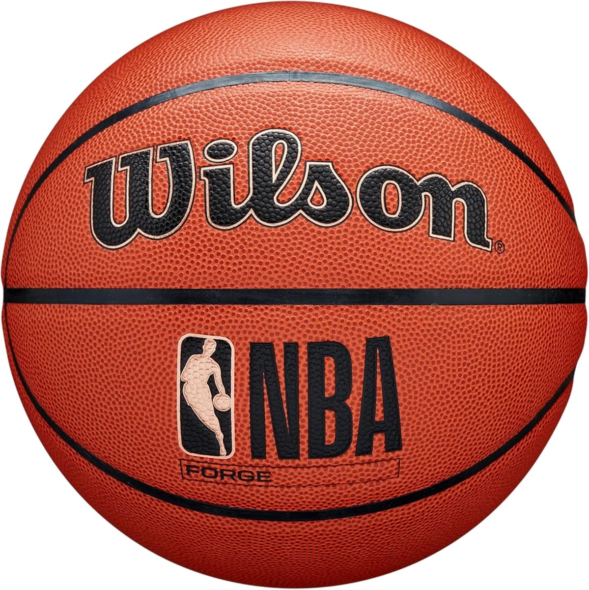 WILSON NBA Forge Baloncesto para interior/exterior - Marrón, tamaño 7-29.5"