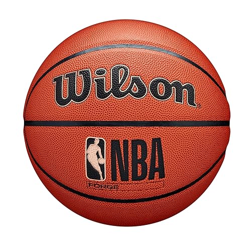 Wilson NBA Forge Indoor/Outdoor Basketball - Brown, Size 7-29.5"