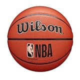WILSON NBA Forge Indoor&sol;Outdoor Basketball - Brown&comma; Size 7-29&period;5"