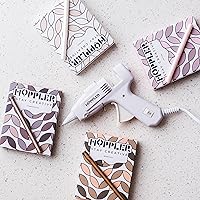 Vista 3 de Kit de Sello de Cera Premium Hoppler con Pistola de Sellado, Barras de Cera, un Sello de Flor, Molde de Silicona de 12 Cavidades, y Adiciones Extras