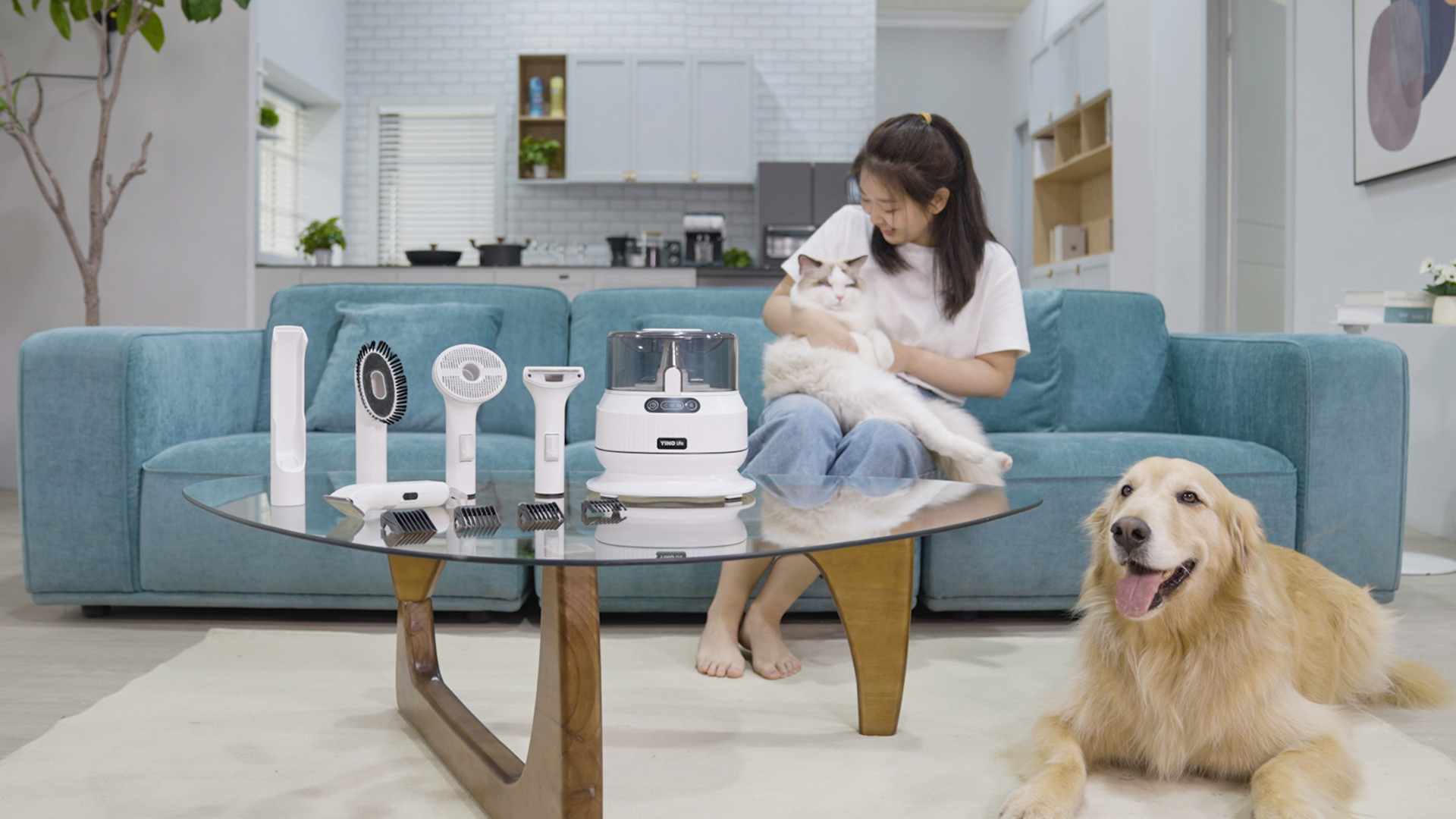 Amazon.co.jp: YINO life グルーミングクリーナー L1 犬猫通用 ペット