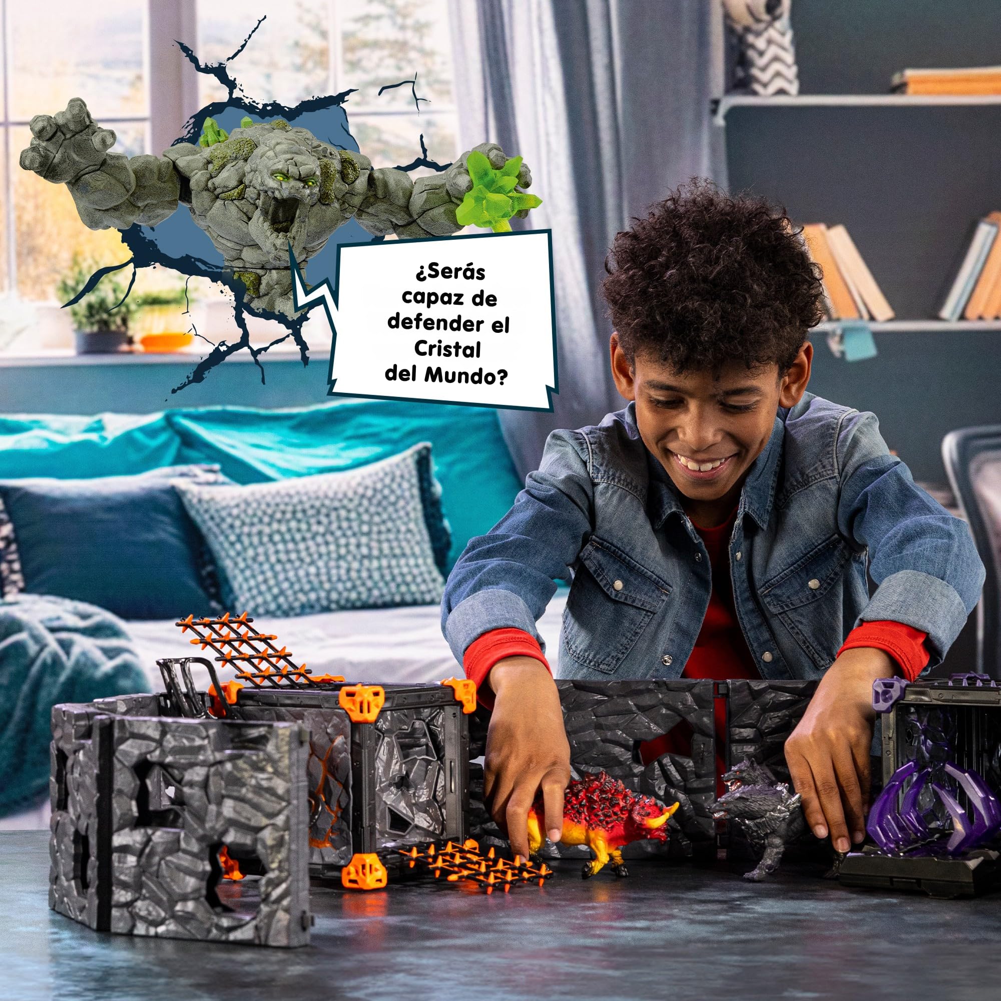 Schleich ELDRADOR | Battle Cave Arena: Lava vs. Sombra 42673 | 71 Piezas
