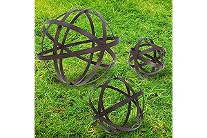 3 PCS Metal Sphere Decorative Ball