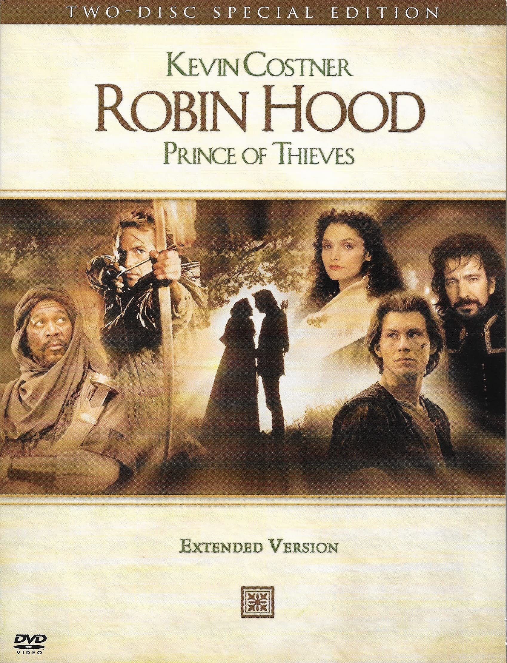 Robin Hood : Prince of Thieves - DVD - Two-Disc Special Edition - Starring: Kevin Costner, Morgan Freeman, Mary Elizabeth Mastrantonio, Christian Slater, Alan Rickman - IMPORT - REGION 3