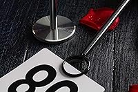 Vista 6 de New Star 12 soportes para números, de mesa. De 12 pulgadas plateado