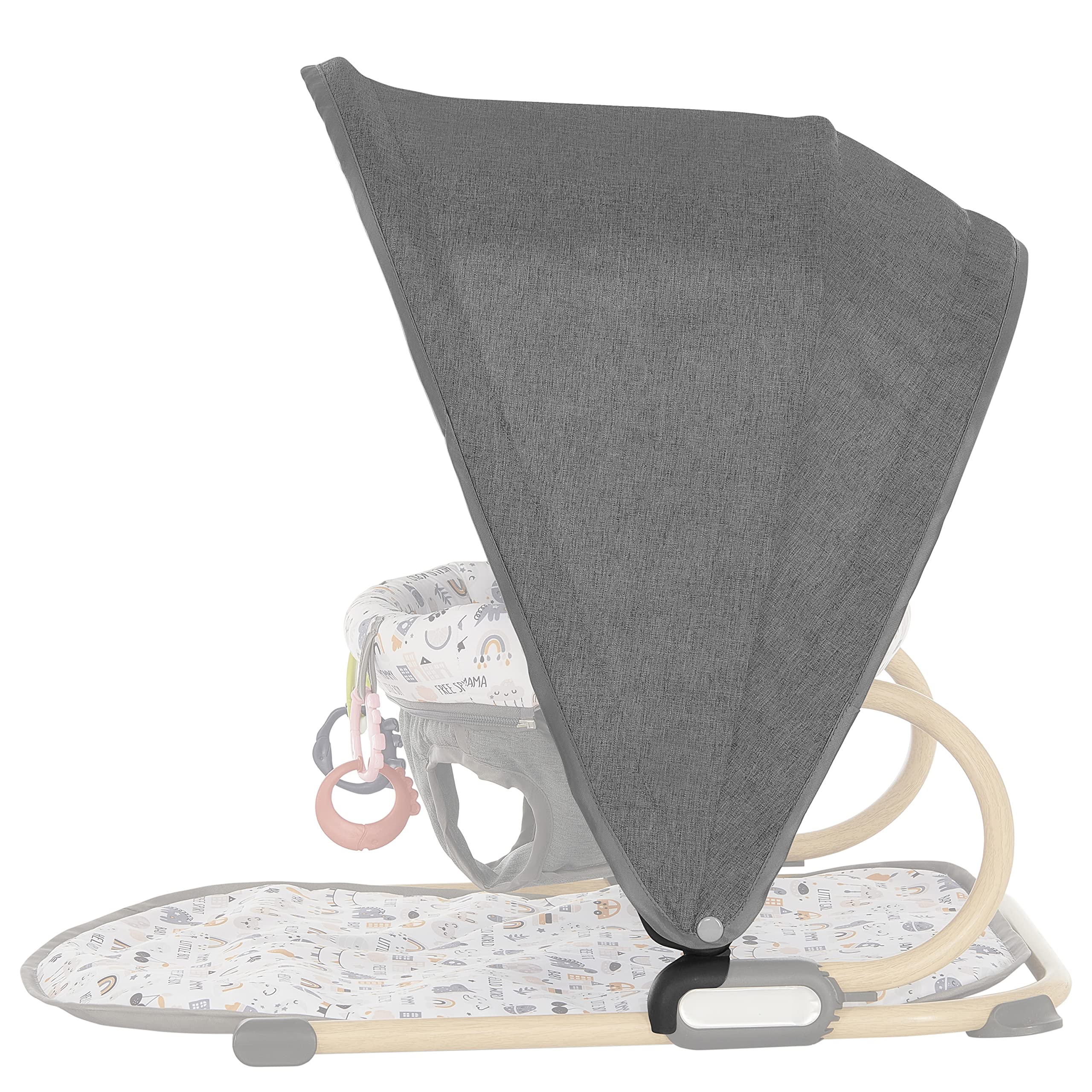 Dream On Me Snug N' Play Canopy, Grey