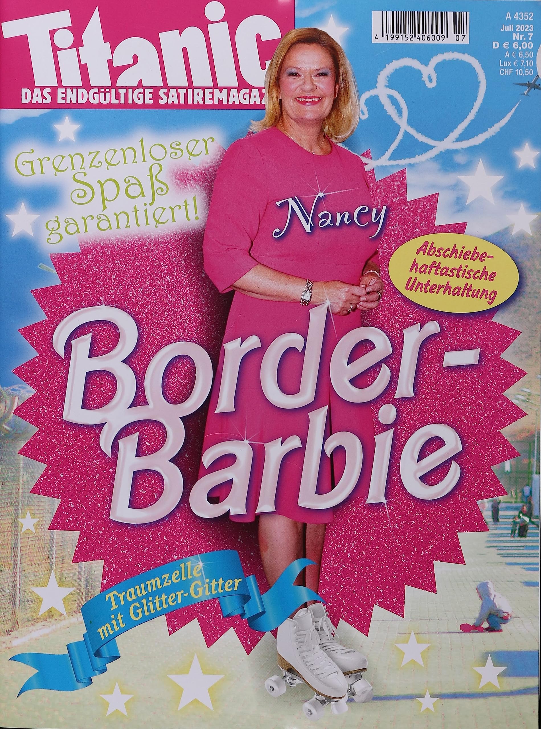 Book cover for Verscherbel dein Erbe! (Titanic Juli 2023)