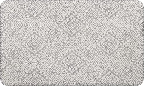 Mohawk Home Alfombrilla antifatiga Dri-Pro, color blanco confort azteca (1' 6" x 2' 6")