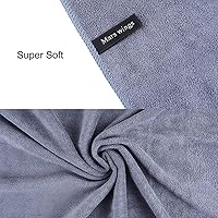 Vista 4 de Toalla de baño de microfibra de gran tamaño (sábana de baño), 1 paquete (32 x 71 pulgadas), extra grande, súper absorbente, secado rápido, suave