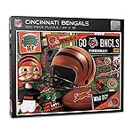YouTheFan NFL Cincinnati Bengals Retro Series Puzzle - 500 Pieces