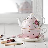 Vista 3 de Royal Albert New Country Roses - Té rosa para uno