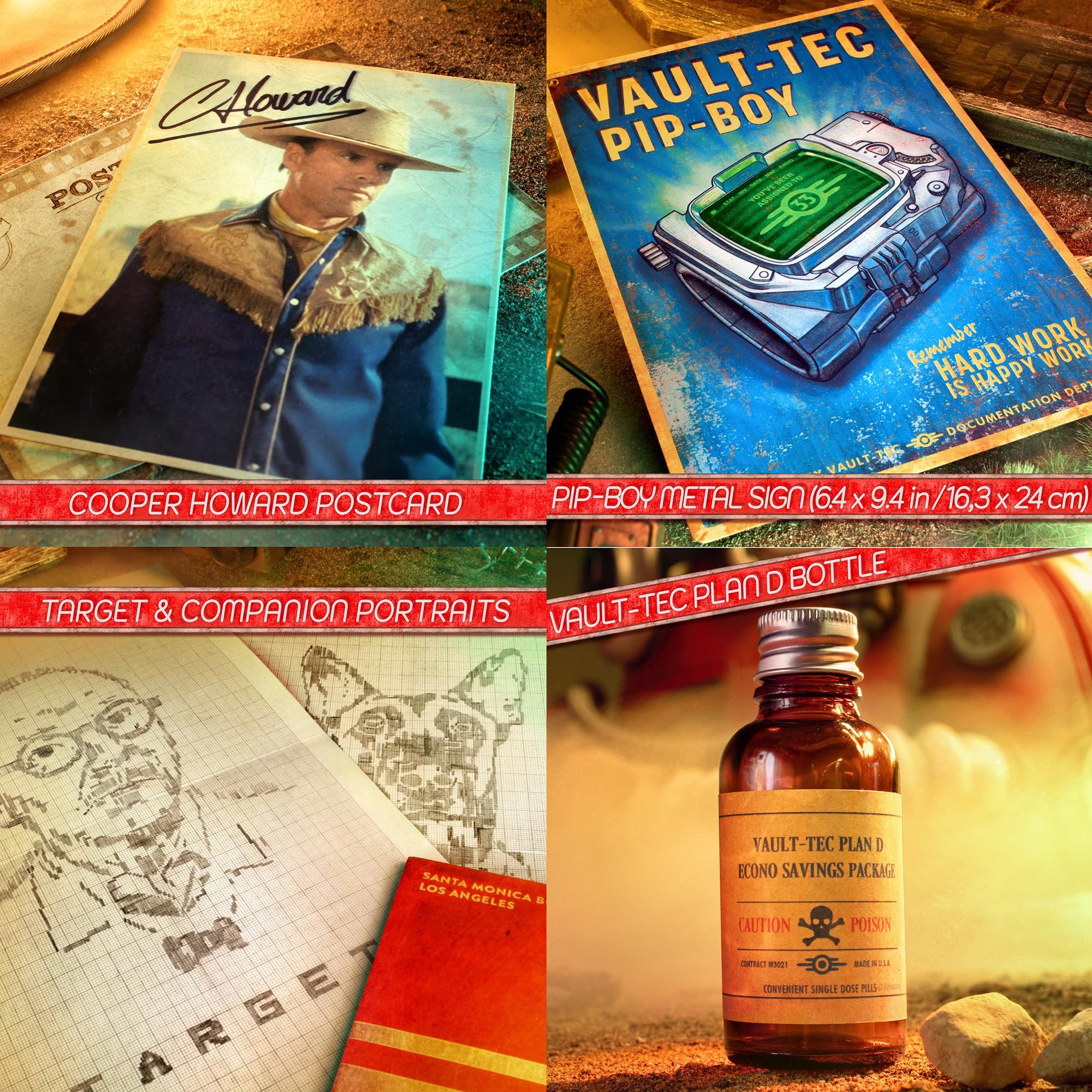 【未使用】Fallout(フォールアウト)　公式グッズ　ドクターコレクター Amazon.co.jp: ドクターコレクター:Fallout - Wasteland Treasures Kit