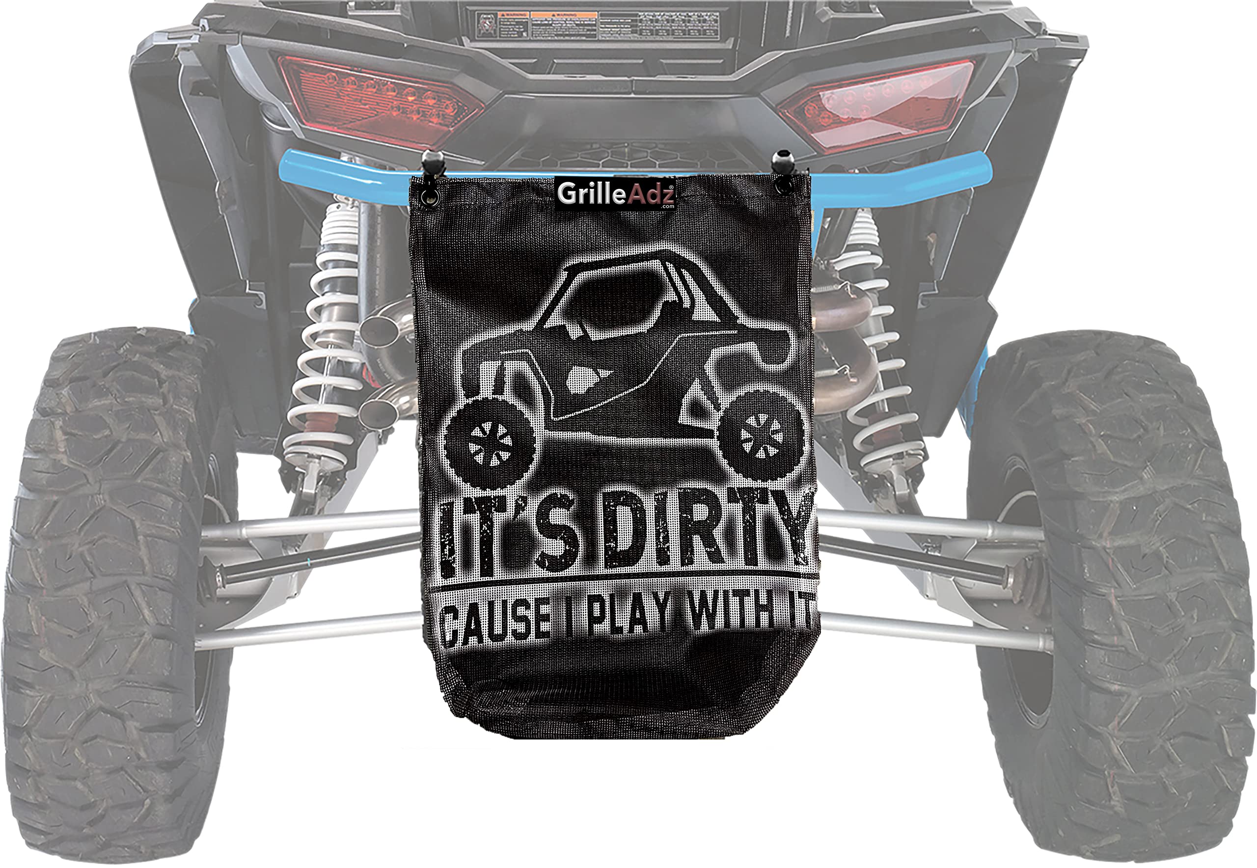 "It's Dirty Cause I Play With It" Universal UTV/Marine/Outdoor Mesh Bag (TB-It'sDirty)
