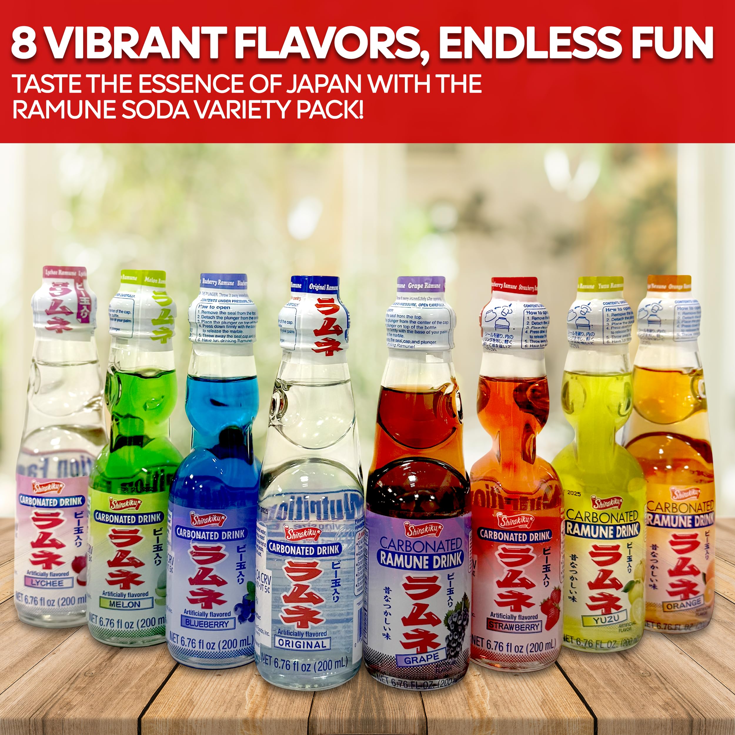 Endless Savings Original Ramune Japanese Soft Drinks, Strawberry