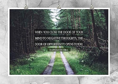 Miniatura 2 de MR CI JSC290 Napoleon Hill Quote Poster | 18-Inches by 12-Inches | Premium 100lb Gloss Poster Paper