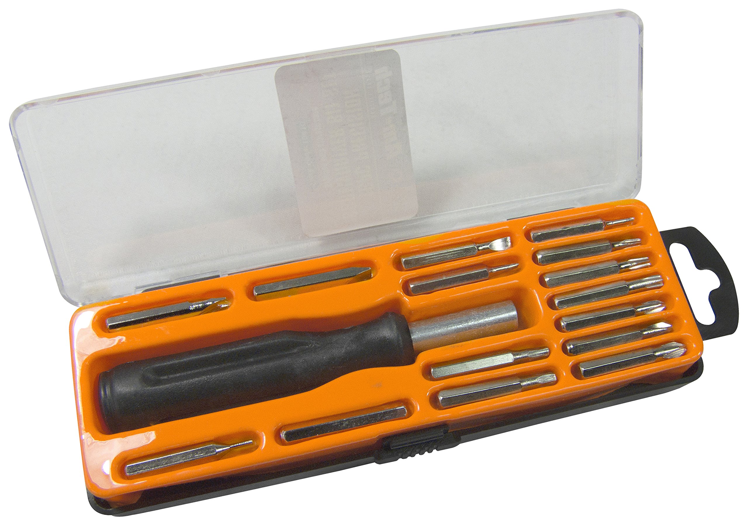 Amtech Clear L0410 Precision Screwdriver Bit Set, 16-Piece