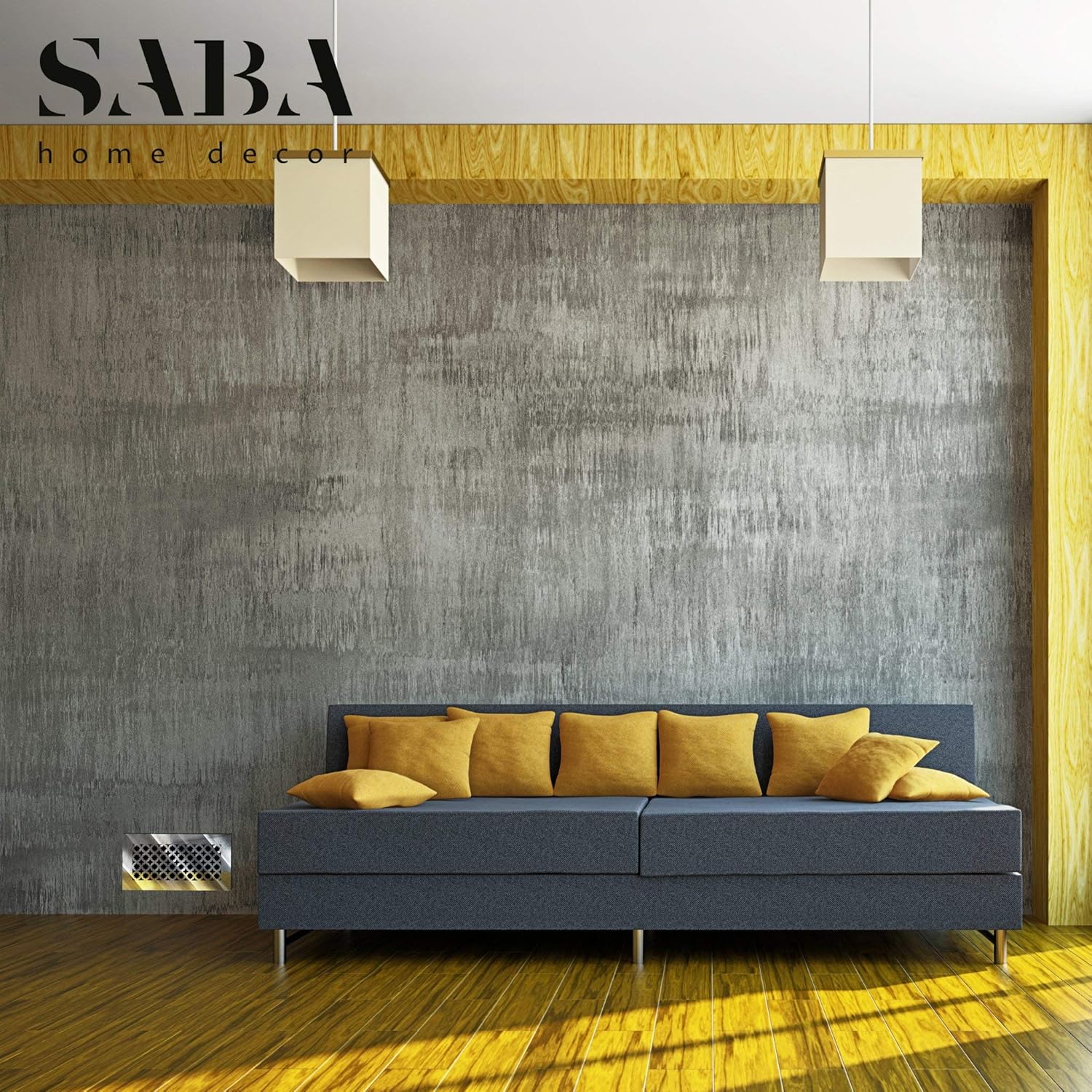 SABA Home Decor Air Vent Cover Grille - Acrylic Fiberglass 10 x 6 Duct Opening (12 x 8 Overall) Mirror Finish Decorative Register Covers for Walls and Ceilings not for Floor use, Venetian
