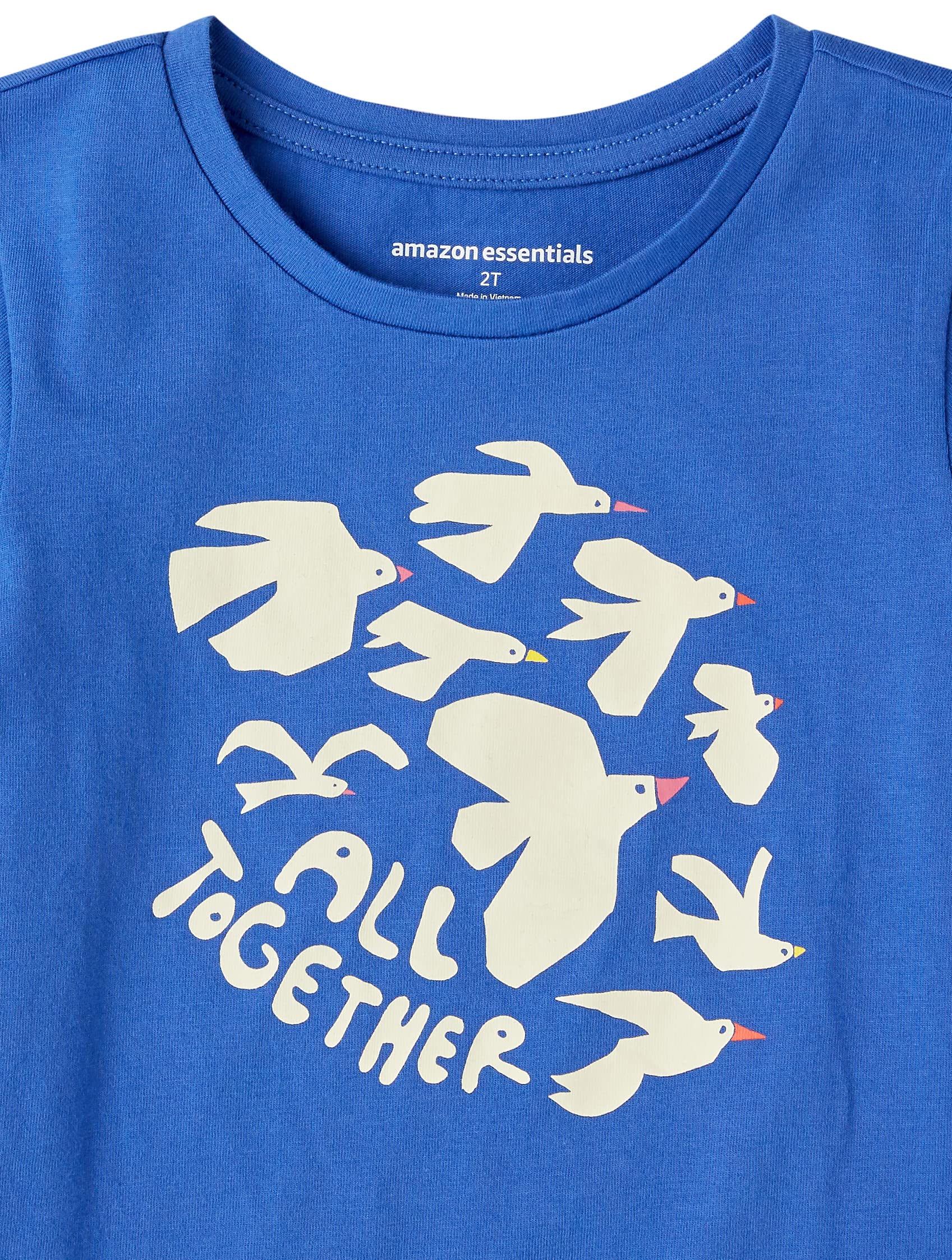 Amazon Essentials T-Shirt a Maniche Corte Bambine e Ragazze, Confezioni Multiple