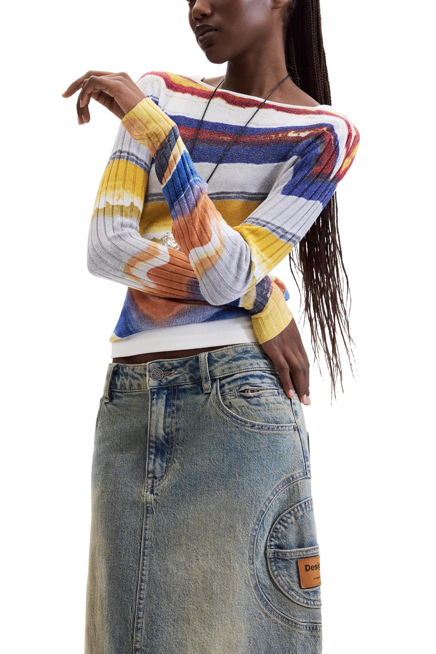 Desigual Bluza damska Jers_Terra