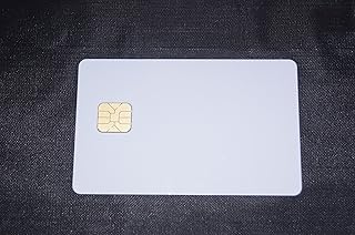 Blank Narrow HiCo Mag Strip with 4428 Smart Chip PVC ID Cards, Double Sided Printing (25)