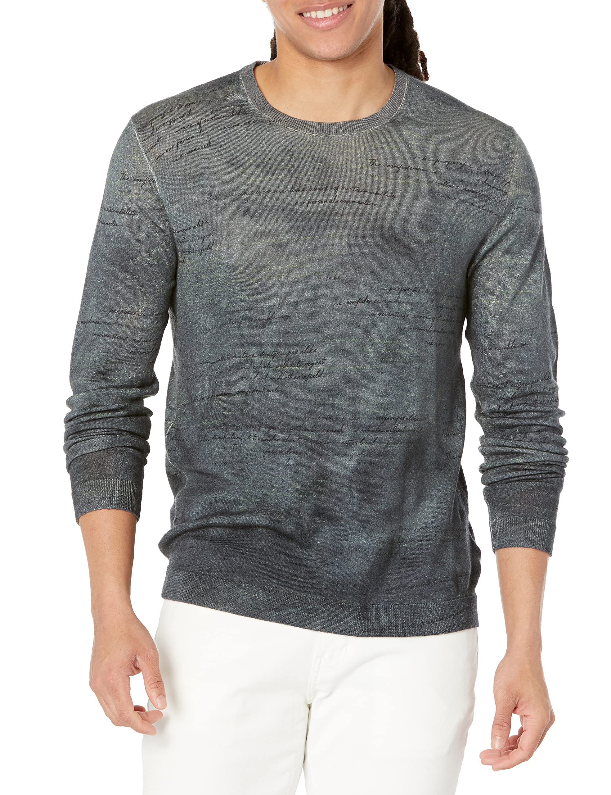 Men's Taras Regular Fit Long Sleeve Crew Sweater