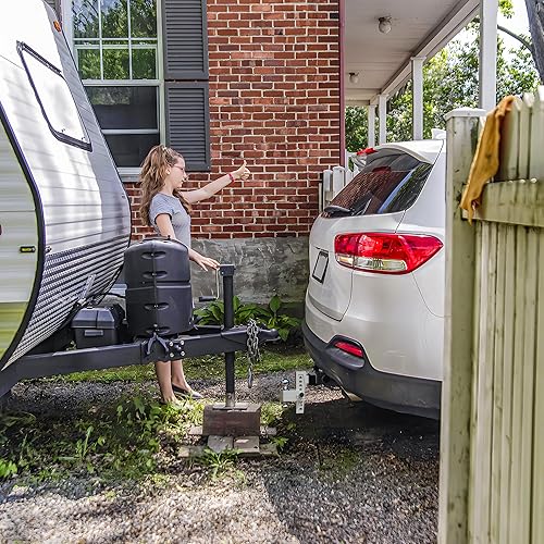 Miniatura 19 de VNN 10 Inch Drop Hitch 2.5 Inch Receiver - Interchangeable 3 Solid Ball Mount 1-7/8", 2", 2-5/16"(18,500 LBS GTW), Heavy Duty Aluminum Adjustable