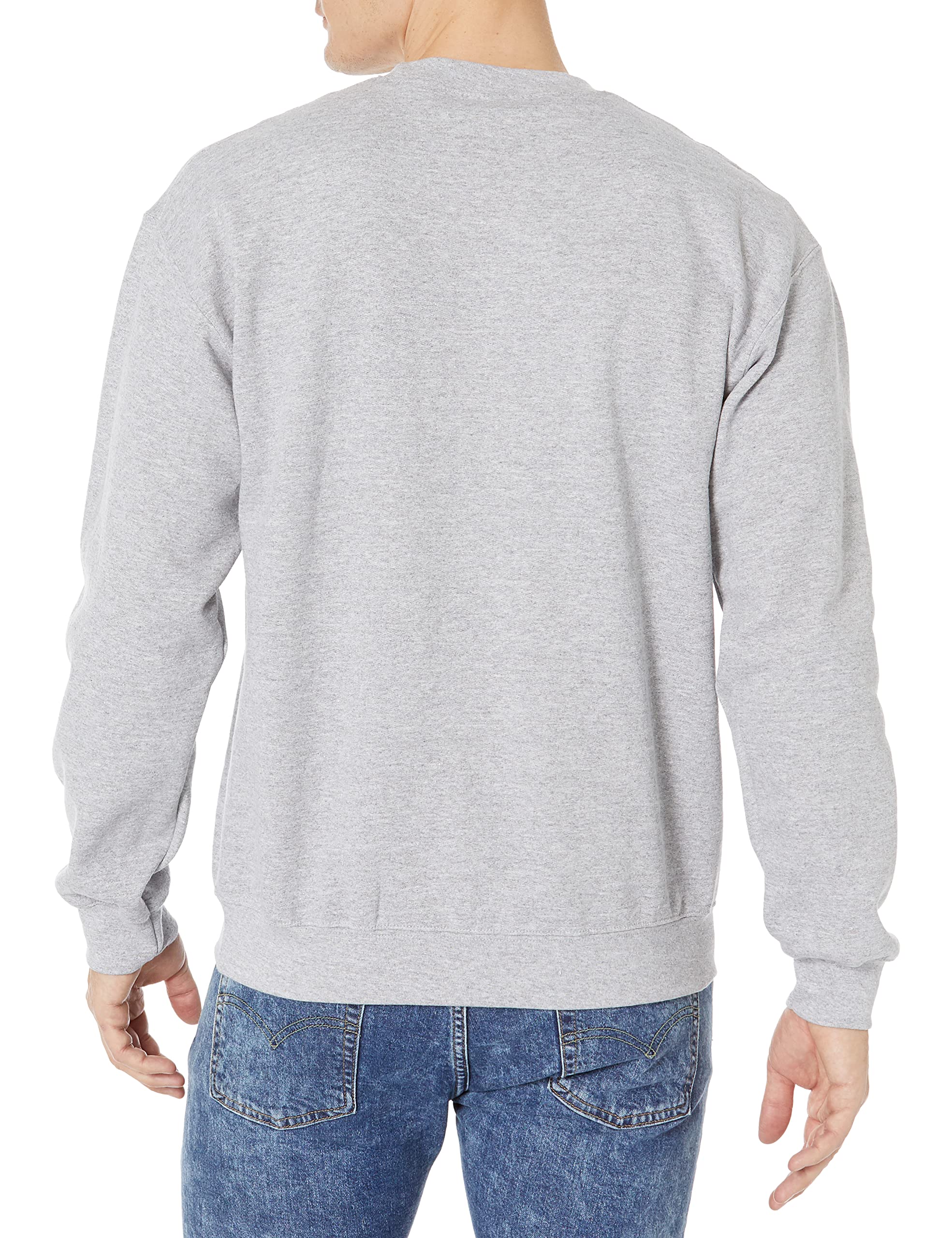 Iowa State Cyclones 50/50 Blended 8-Ounce Vintage Arch Crewneck Sweatshirt, 3X-Large, Sport Grey