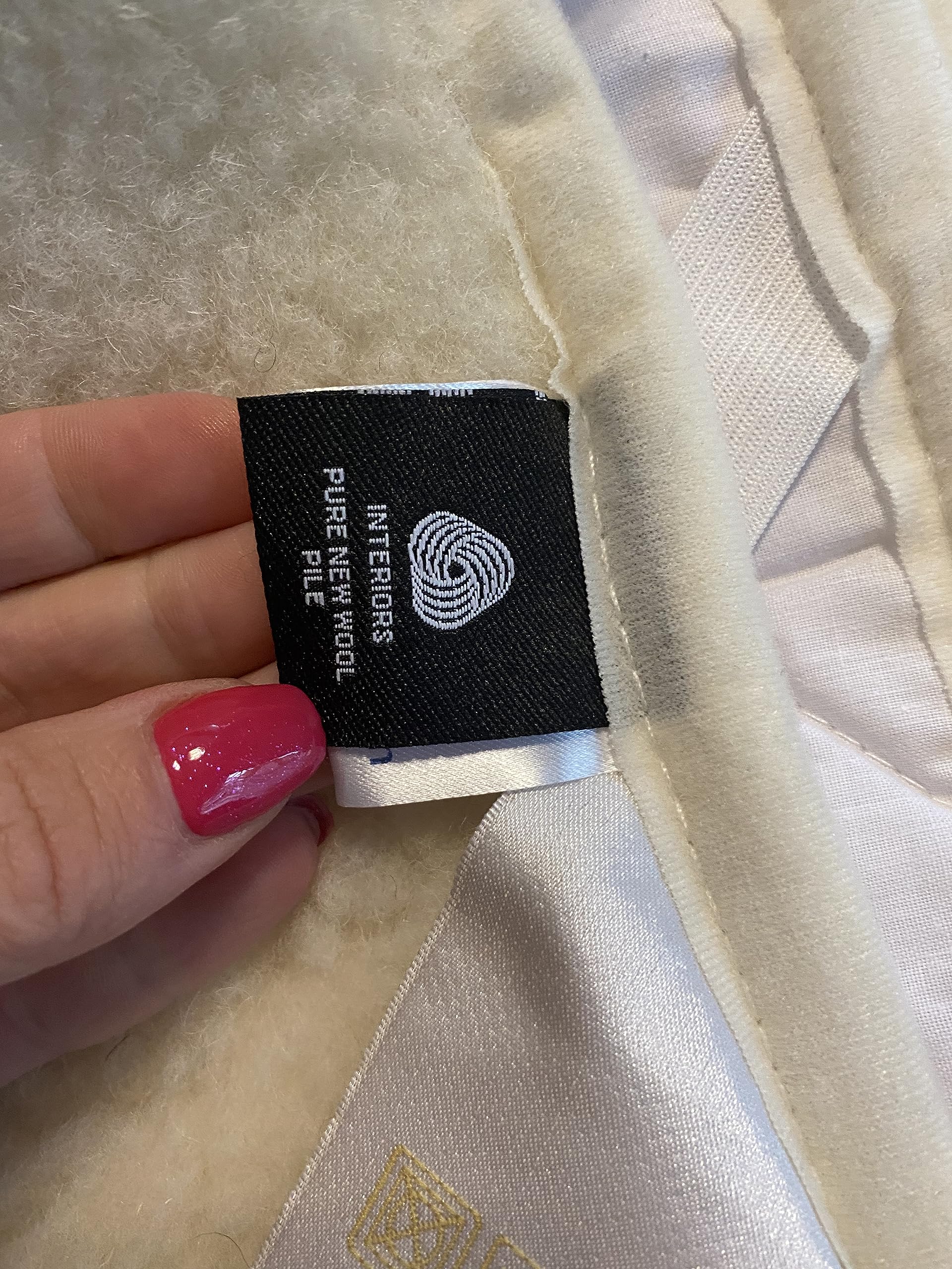 Merino Wool Bedding naturalny podkład wełniany na materac merynos, wełna owcza podszyty bawełną rozmiar 140/200cm