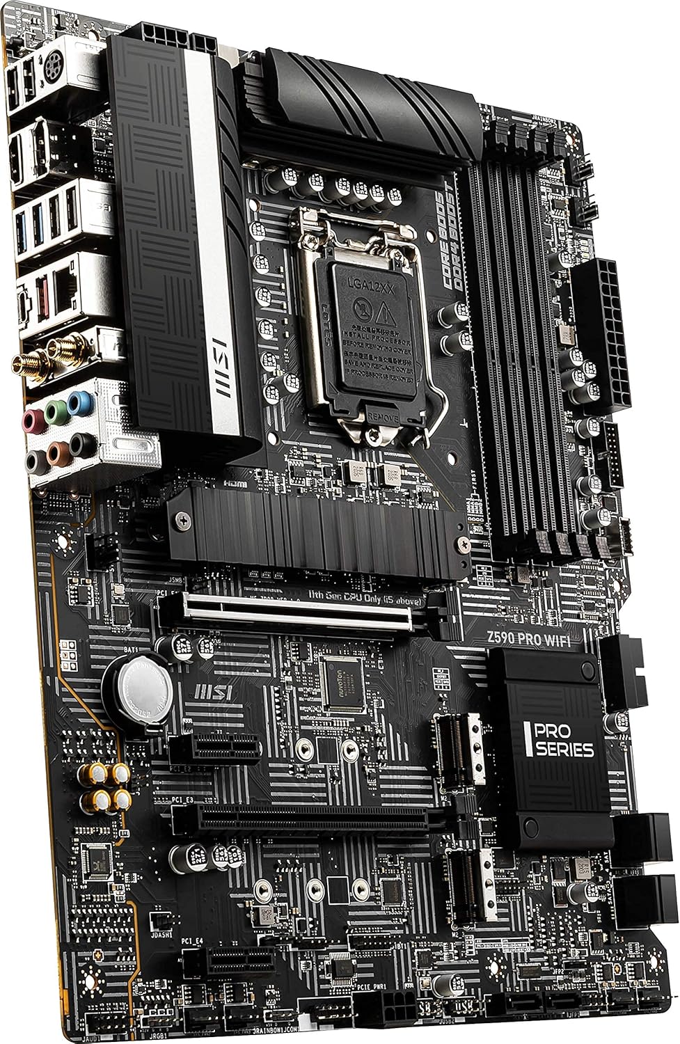 MSI Z590 PRO WIFI Motherboard ATX with MSI MAG CORELIQUID 240R CPU AIO