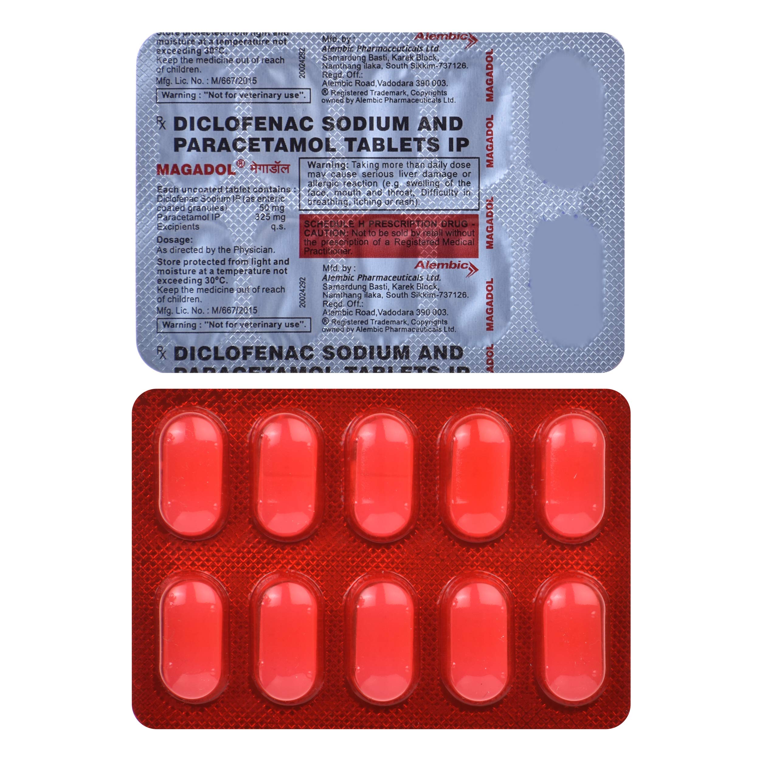 Magadol - Strip of 10 Tablets