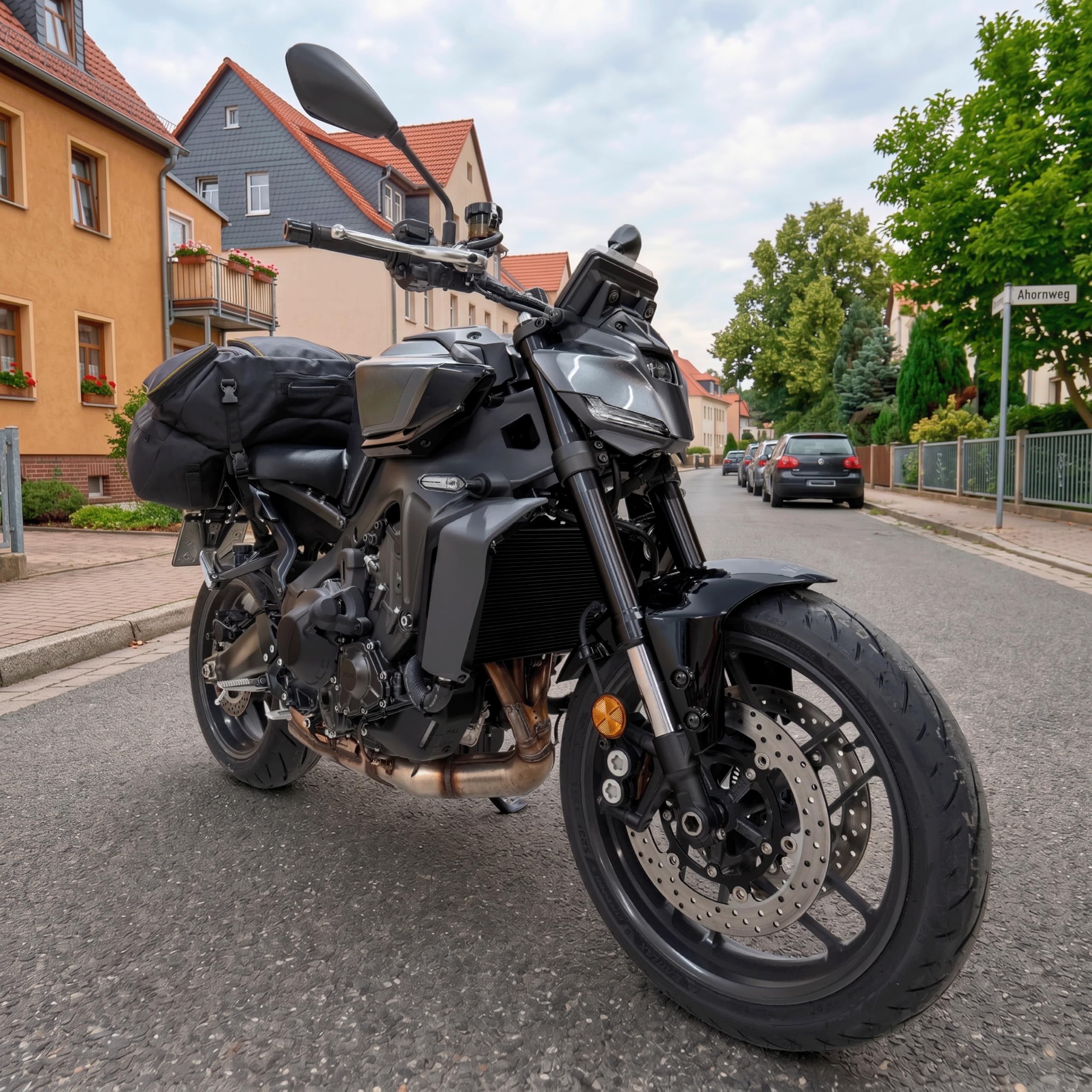 ZIEGER SCHNORR TB50 Wasserresistent Motorrad Hecktasche 50L Gepäcktasche Saddle Bag