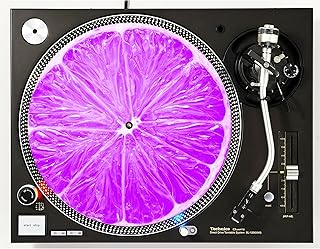 DJ Purple Lime Slice Citrus Scratch Pad 1200 Vinyl Memorabilia 12