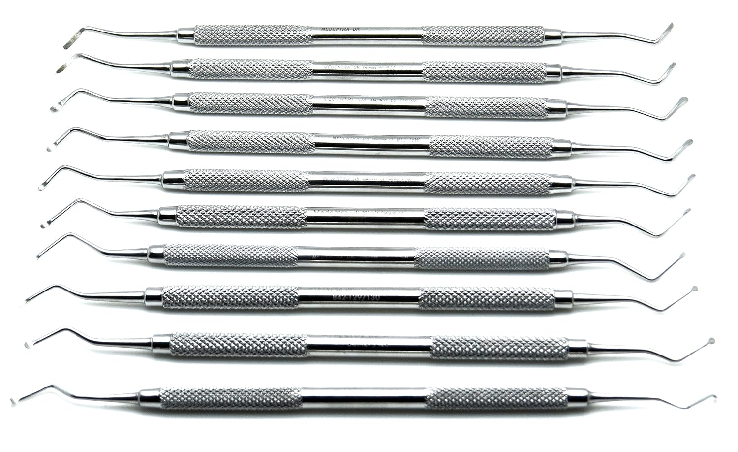 Dental Explorers Curettes Osteotomes Sinus Lift Probes Excavators Scalers Filling Periosteals Tweezers Student Full Examination 100 Pcs Instruments