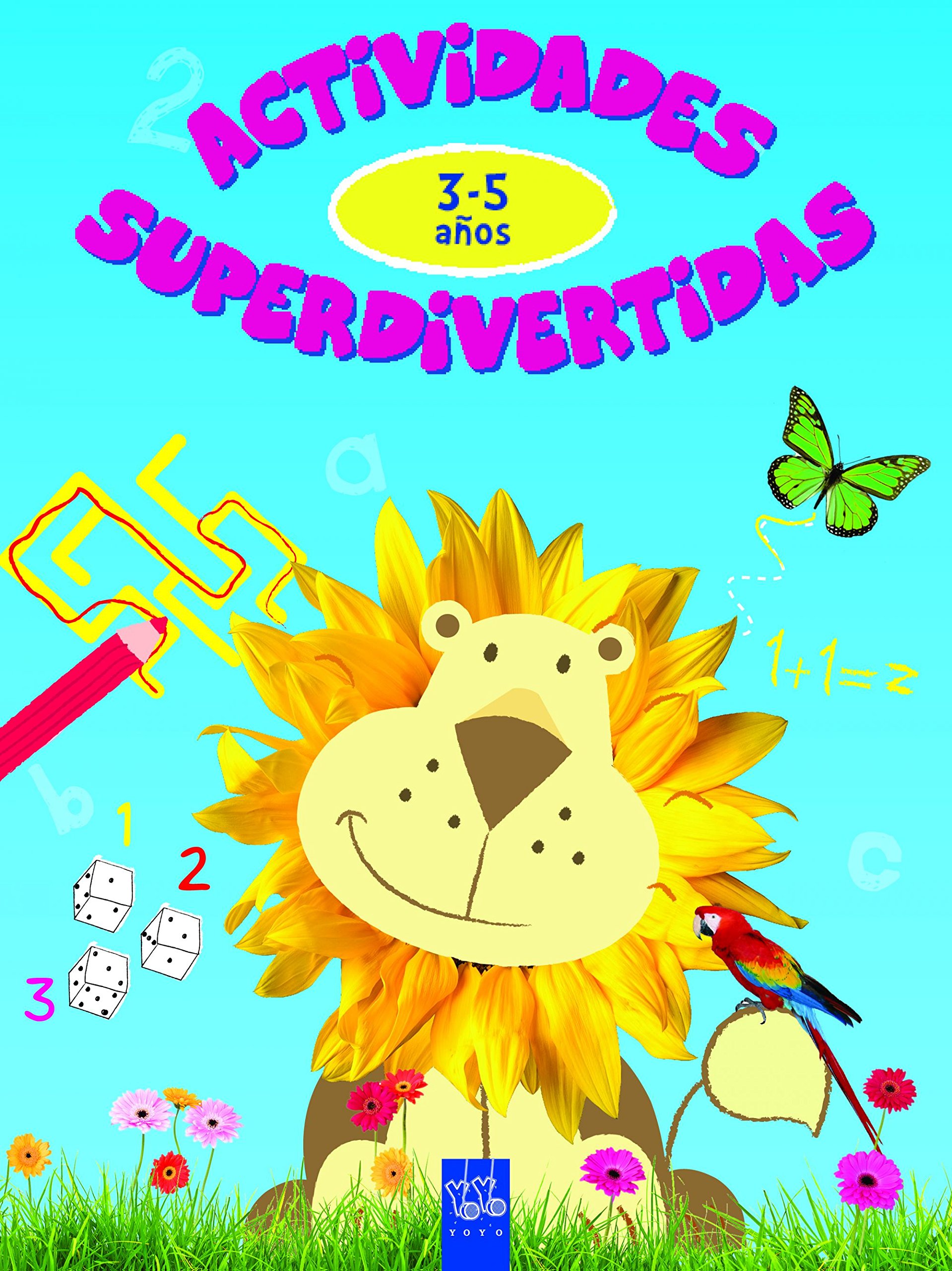 Actividades superdivertidas. 3-5 años: Colores-Números-Formas-Cenefas
